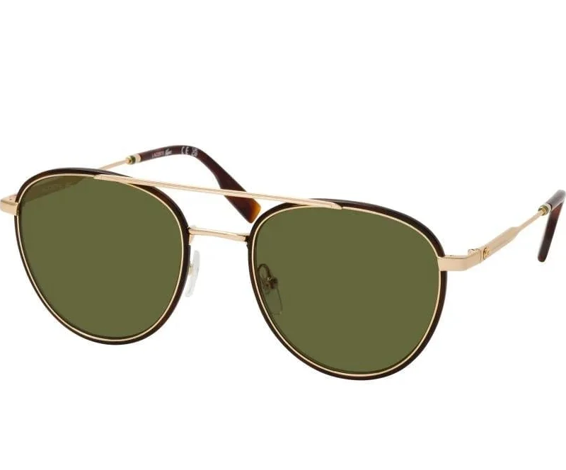 Lacoste 258S 771 Unisex Güneş Gözlüğü (Yeşil/Altın)